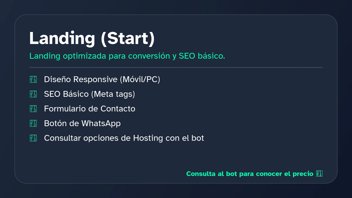 Landing (Start): La Revolución Digital